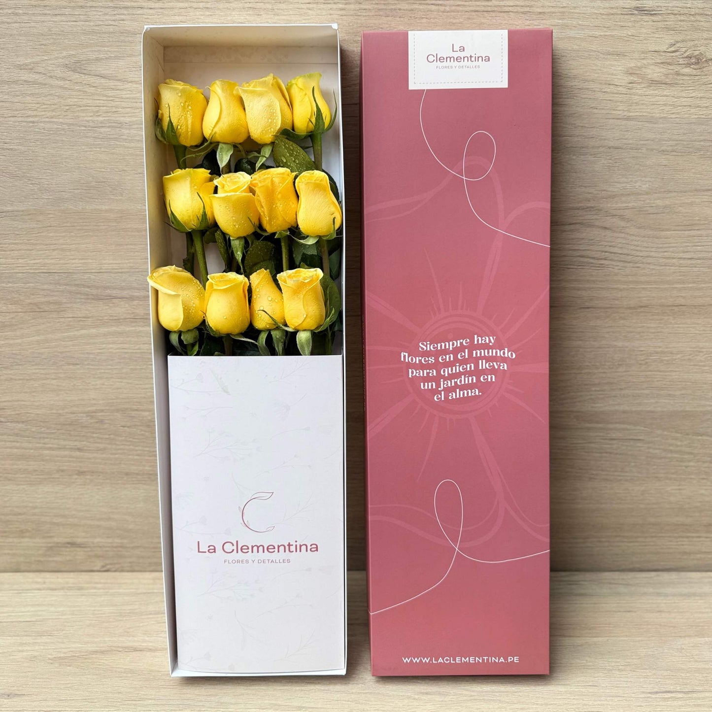 Caja Classic de 12 Rosas