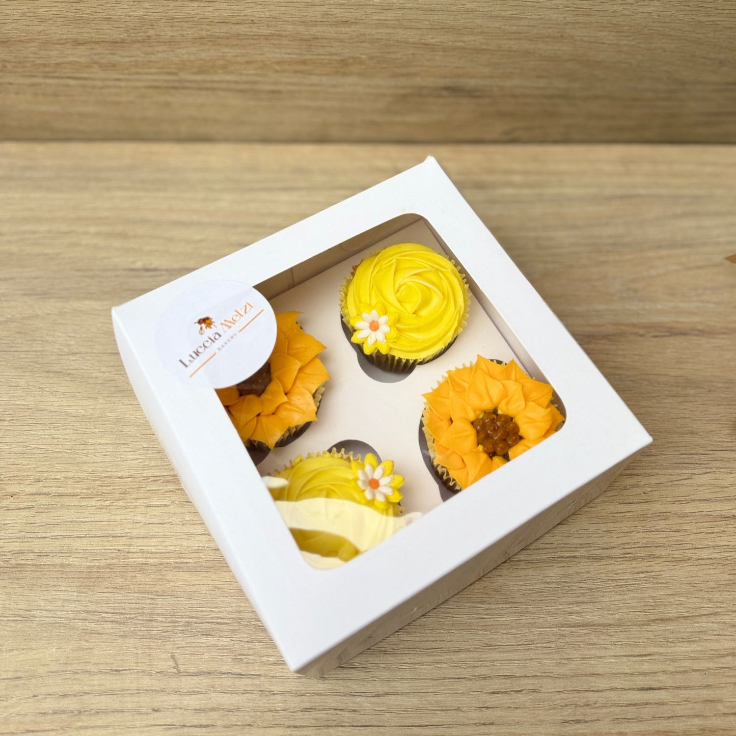 Cupcake - Flores Amarillas