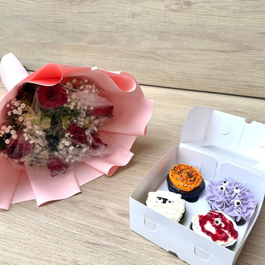 Pack Rosas y Cupcakes