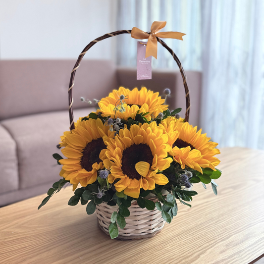 Canasta Girasoles