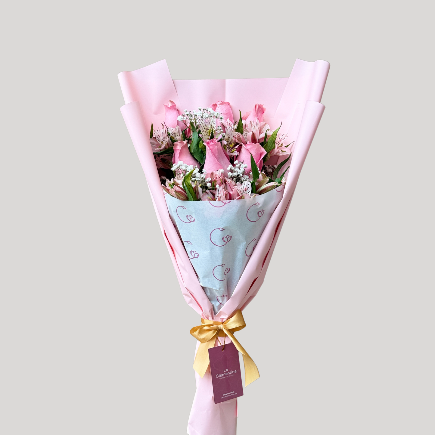 Ramo especial 6 Rosas - Rosadas
