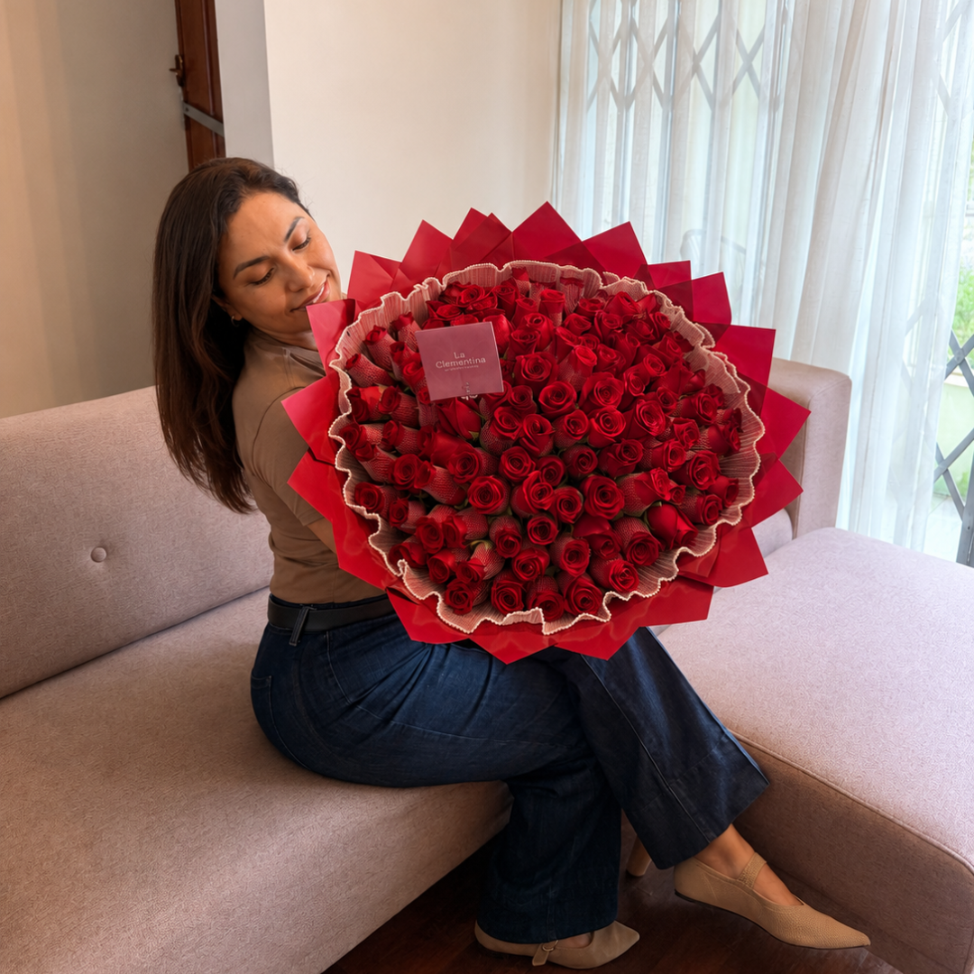 Ramo Buchón 100 Rosas