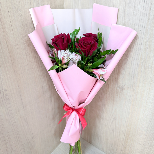 Ramo Especial 3 Rosas - Rojas