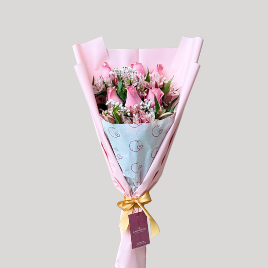 Ramo especial 6 Rosas - Rosadas